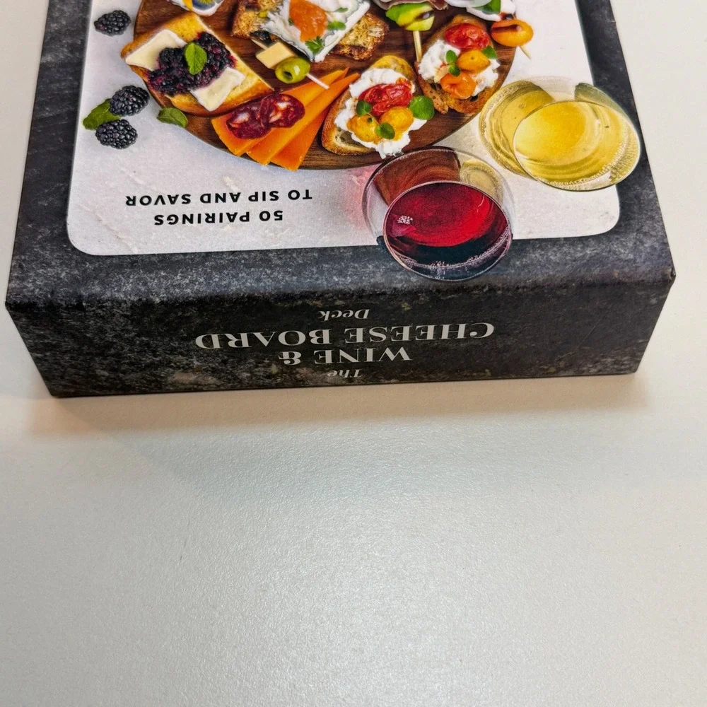 The‎ Wine and Cheese Board Deck 50 Pairings to Sip and Savor Meg Quinn NEW
